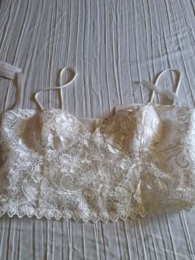 Savvy Bride Collection "Raquel" Bridal Lace Top / Corset - Size 20